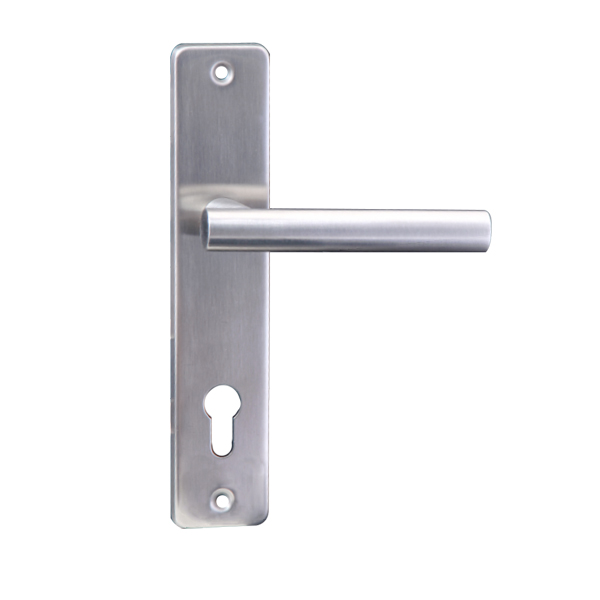 Euro profile gate door hardware with cylinder hole 2K244