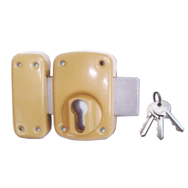 Rim Door Lock Body For Wooden Doors 1K1028