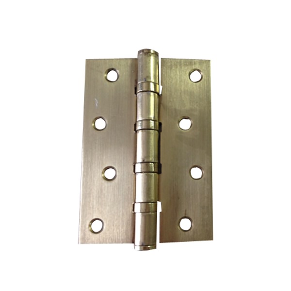 European Brushed Brass Door Hinge With 4 Bearing 3K126